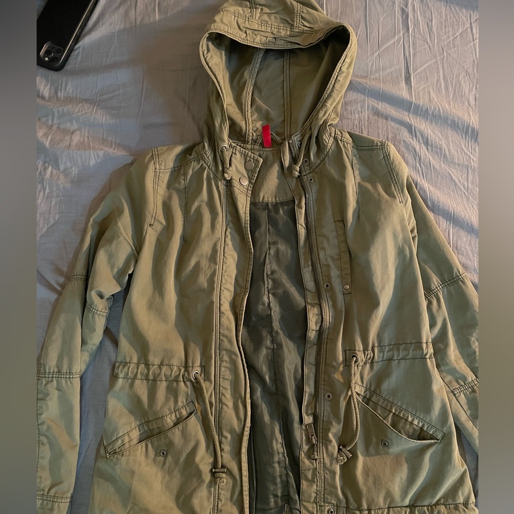 Army green jacket